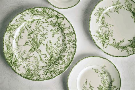 lily of the valley plates